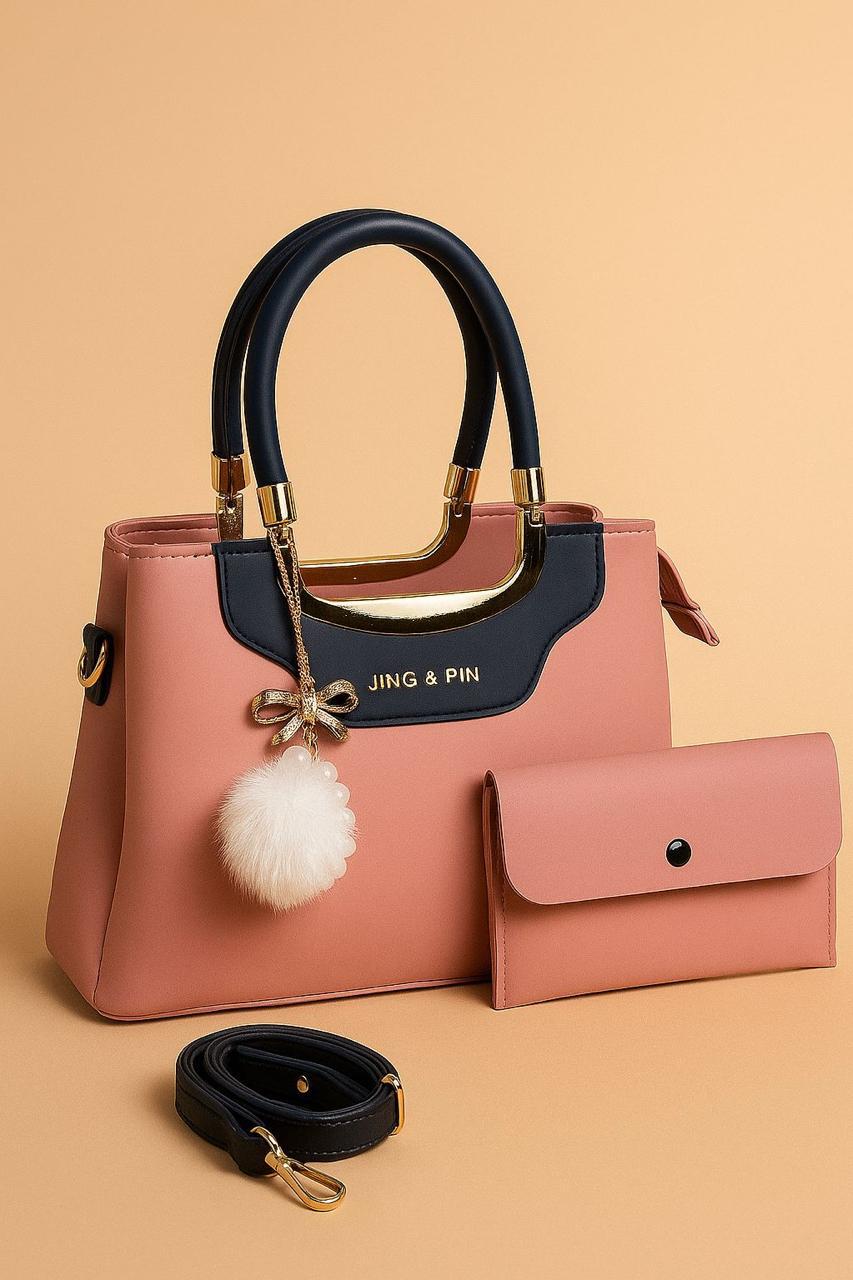 Premium 'JING & PIN' Ladies Handbag Collection with Clutch